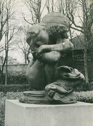 Rodin Museum Detail Paris France Old Photo 1965