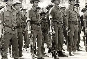 Vietnam Cambodia War Child Soldier Old Photo 1978