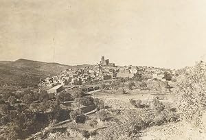 Spain Catalonia Ager General View Old Photo 1914