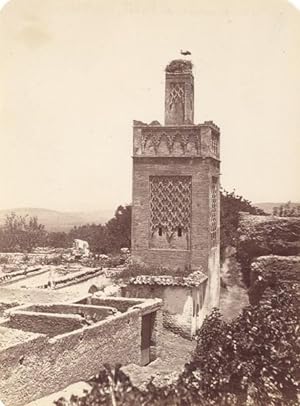 Morocco Mosque near Rabat Old Photo 1880