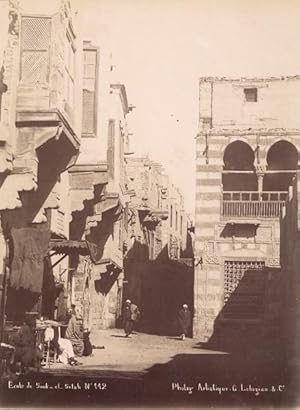 Egypt Cairo Souk Souq El Sila School Legekian Photo 1880