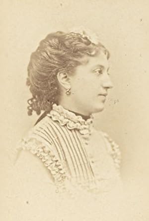 Seller image for Mlle Fromentin French Actress Second Empire Old Photo CDV Disderi 1868 for sale by Bits of Our Past Ltd