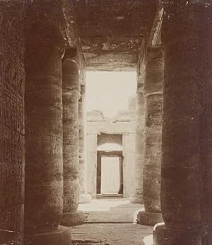 Egyptology Karnak Temple Ruins Egypt Old Photo 1900