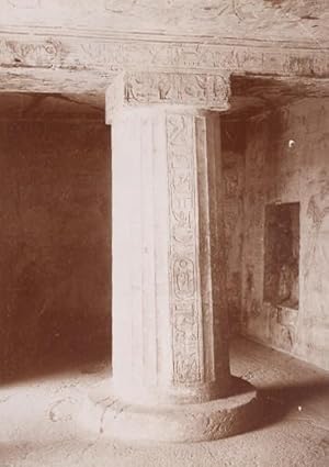 Egyptology Cave Temple of Beit el Wali Old Photo 1900