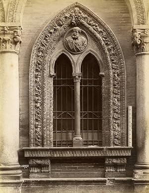 Italy Milano Major Hospital Window Detail Old Photo Brogi 1880
