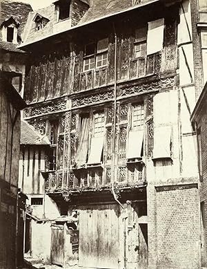 Rouen remains of the Abbey of St. Amand France Old Photo Bisson 1858