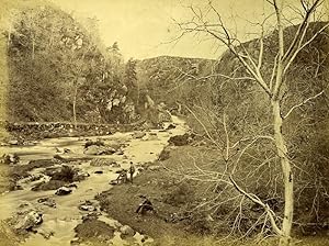 Ireland Eire Wiclow Vale of Avoca Avonmore River Old Albumen Photo 1875
