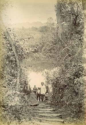 Cai Kinh Around Long Met Song Rong River Vietnam Old Photo Tong Sing 1895