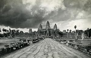 Indochina Cambodia Angkor Old Amateur Snapshot Photo 1930