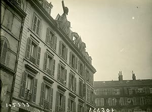 Seller image for Paris Avenue Grande Armee WWI Aerial Raid by Aircraft Gotha Photo Branger 1918 for sale by Bits of Our Past Ltd