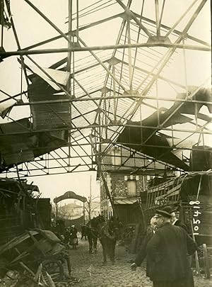 Seller image for Paris Vincennes WWI Aerial Raid by Aircraft Gotha Old Photo Branger 1918 for sale by Bits of Our Past Ltd