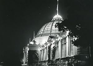 Canada Toronto Canadian National Exhibition at Night Old Photo 1950