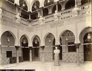 Algeria Algiers Governor Palace Interior Old Photo 1890