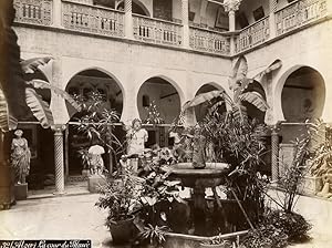 Algeria Algiers Museum Interior Patio Old Photo 1890