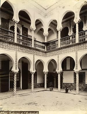 Algeria Algiers Archbishopric Interior Old Photo 1890