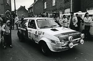 Belgium Ypres Rallye Race Car Fiat Ritmo 75 Plas Nijs Photo Vanderhaegen 1981