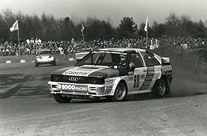 Belgium Rallycross Rally Race Audi Quattro Franz Wurz Photo Vanderhaegen 1982