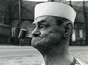 Belgium Popeye Actor Pipe Flemish Film Productions Old Photo 1980