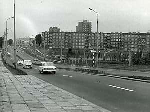 Poland Silesia Bytom Osielde im Arki Bozka Cars Tramway Old Photo 1970