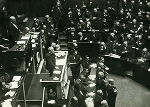 France Lawsuit of Alsatian Autonomists Poincaré Deputies Chamber Old Photo 1928