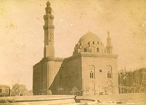Seller image for Middle East Egypt Cairo Mosque-Madrassa of Sultan Hassan Old Bonfils Photo 1880 for sale by Bits of Our Past Ltd