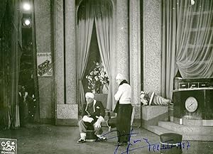 France Opera Lyric Tenor Jose Janson Old Photo Star Autograph 1935