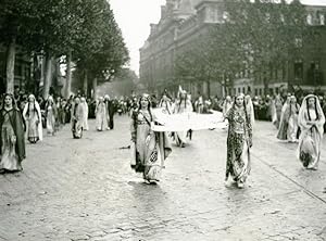 France Lille Great Historical Parade Thecle Roubaix Old Photo Echo du Nord 1932