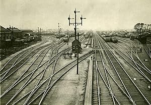 United Kingdom Stratford Train Station Railway Strike Old Photo Trampus 1920
