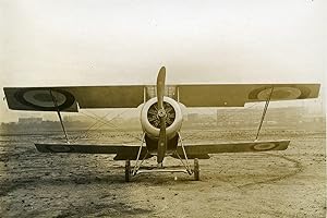 France WWI Nieuport 12 Military Aviation Reconnaissance Aircraft Old Photo 1915