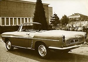 France Automobile Car Renault Dauphine Floride Convertible Old Photo 1959