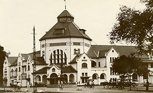 Indonesia Medan Post Office Animated Street Scene Old Photo 1930