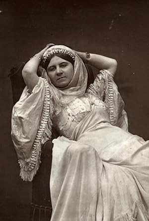 Imagen del vendedor de France Comedie Francaise Actress Miss Rousseil Woodburytype Photo Carjat 1875 a la venta por Bits of Our Past Ltd