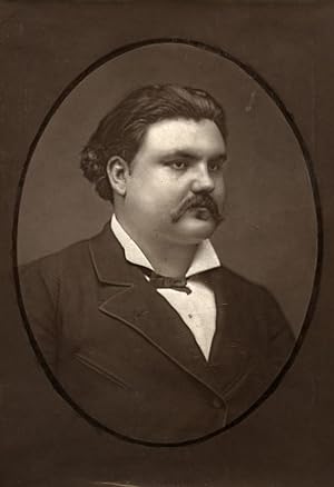 Imagen del vendedor de France Opera Singer Edmond Vergnet Old Woodburytype Photo Carjat 1875 a la venta por Bits of Our Past Ltd