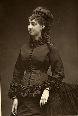 Imagen del vendedor de France Opera Singer Hyacinthe Derval Old Woodburytype Photo Carjat 1875 a la venta por Bits of Our Past Ltd