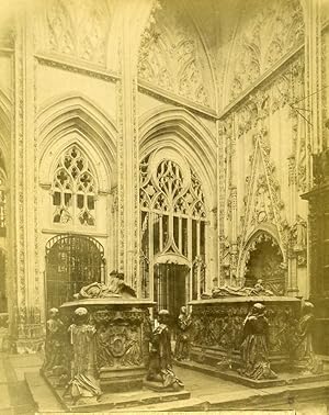 Spain Toledo Cathedral Tomb Family Alvaro de Luna Sepulcros Photo Alguacil 1870