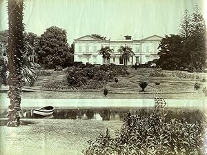 Portugal Azores Sao Miguel Marques Jacome Corriea Palace Old Photo Raposo 1890