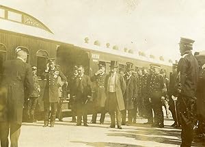 China Tianjin Arrival of Japanese General Prince Fushimi Sadanaru old Photo 1906