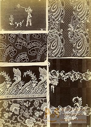 Bild des Verkufers fr French Albumen Photograph of Antique Fabric Armand Guerinet circa 1880 #21 zum Verkauf von Bits of Our Past Ltd