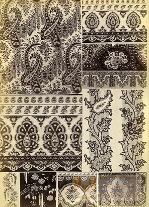 Bild des Verkufers fr French Albumen Photograph of Antique Fabric Armand Guerinet circa 1880 #16 zum Verkauf von Bits of Our Past Ltd
