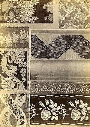 Bild des Verkufers fr French Albumen Photograph of Antique Fabric Armand Guerinet circa 1880 #10 zum Verkauf von Bits of Our Past Ltd