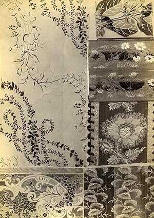 Bild des Verkufers fr French Albumen Photograph of Antique Fabric Armand Guerinet circa 1880 #3 zum Verkauf von Bits of Our Past Ltd