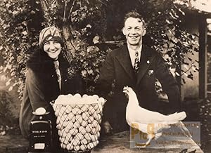 Canada Port Kells Champion Egg Laying Hen William Whiting ex Soldier Photo 1931