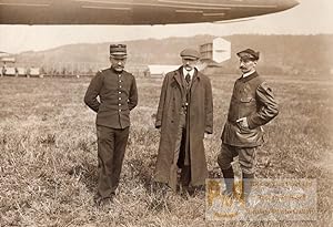 France Lamotte Breuil Aviation Dirigible Clement Bayard Pilot Old Rol Photo 1911