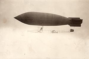 France Aviation Surcouf Airship La Ville de Paris going to Verdun Old Photo 1907