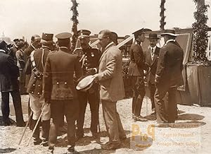 France Aviation Paris Madrid Air Race King Alfonso XIII Old Photo 1911