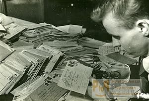 Russia Moscow production Pravda newspaper Readers Mail? Old Photo 1947