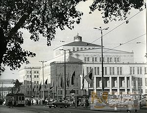 Seller image for East Germany Leipzig Opera Autumn Fair Automobile Tramway Old Photo 1964 for sale by Bits of Our Past Ltd