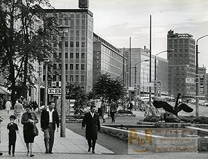 Seller image for East Germany Leipzig Georgiring Street Autumn Fair Old Photo 1965 for sale by Bits of Our Past Ltd