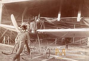 Polish Aviator Michal Scipio del Campo Hanriot Monoplane Russia Photo Lot 1910