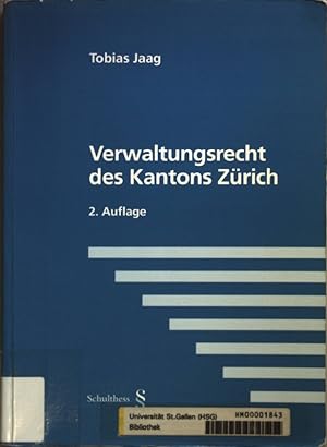 Seller image for Verwaltungsrecht des Kantons Zrich: ein berblick. for sale by books4less (Versandantiquariat Petra Gros GmbH & Co. KG)